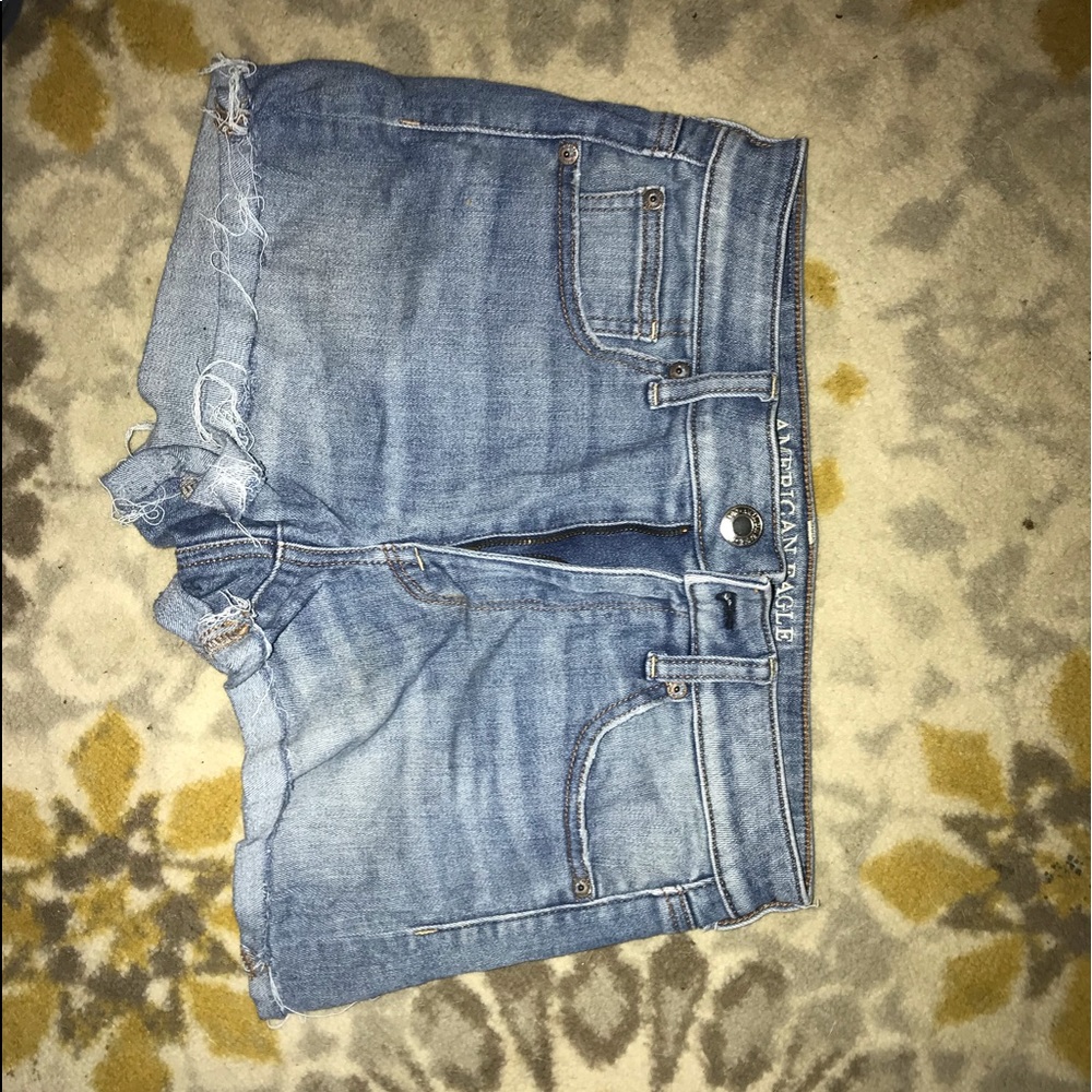 American Eagle High Rise Shortie Shorts - size 8